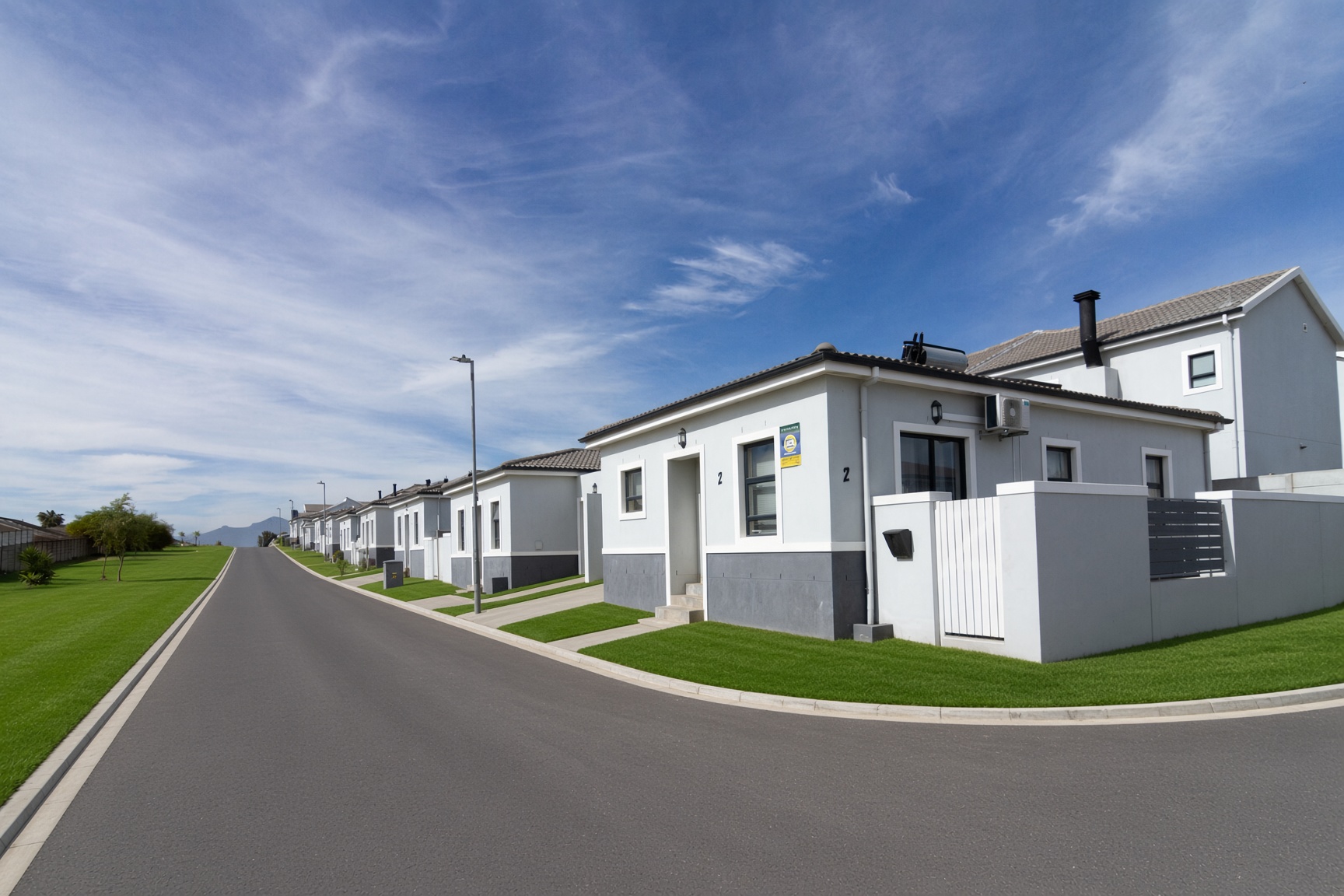 Completed Bracken Reserve street